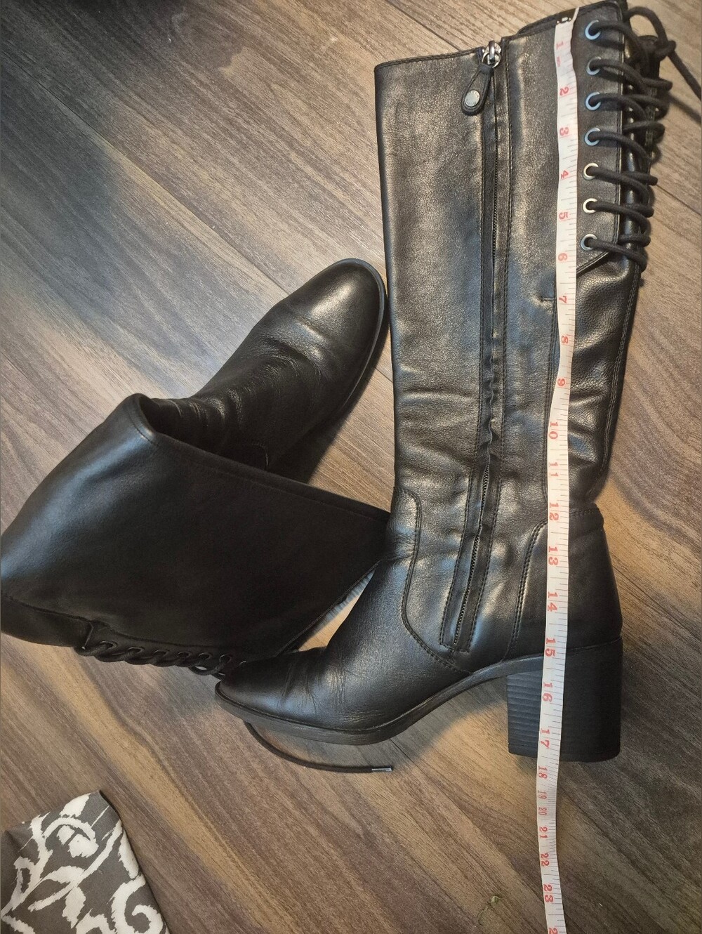 GEOX Respira Leather Knee-High Boots - Picture 11 of 16